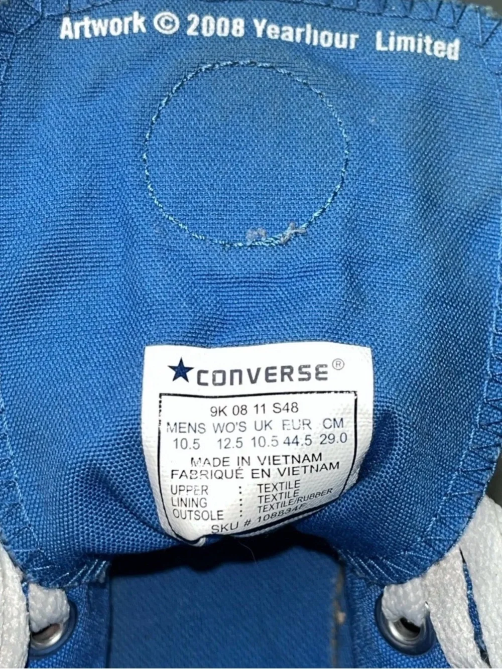 RARE🔥Converse Chuck Taylor The Who AllStar RedWhiteBlue Men’s 10.5